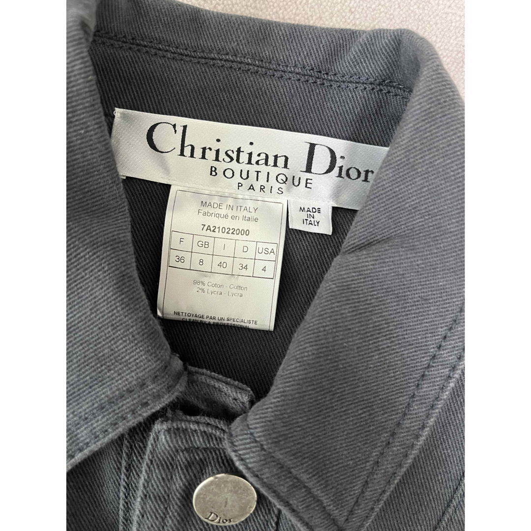 Christian Dior(クリスチャンディオール)の未使用　クリスチャンディオール　デニムジャケット　36 レディースのジャケット/アウター(Gジャン/デニムジャケット)の商品写真