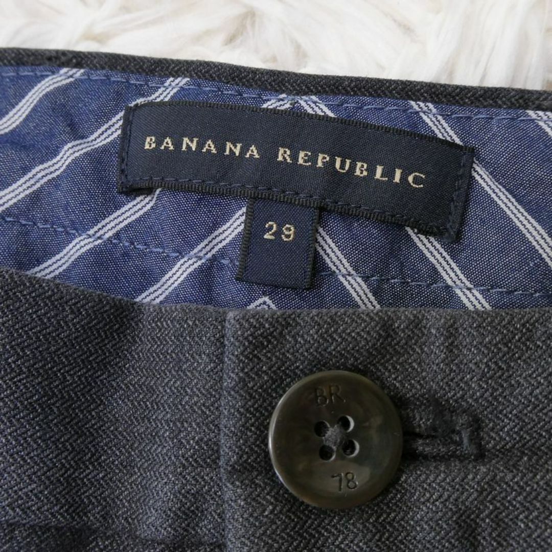 Banana Republic(バナナリパブリック)のBANANA REPUBLIC レディース パンツ グレー 29 レディースのパンツ(カジュアルパンツ)の商品写真