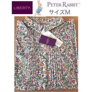 リバティ(LIBERTY.)の【新品】リバティ×ピーターラビット　プリントシャツ　ウォーカーラビッツ　サイズM(シャツ/ブラウス(長袖/七分))