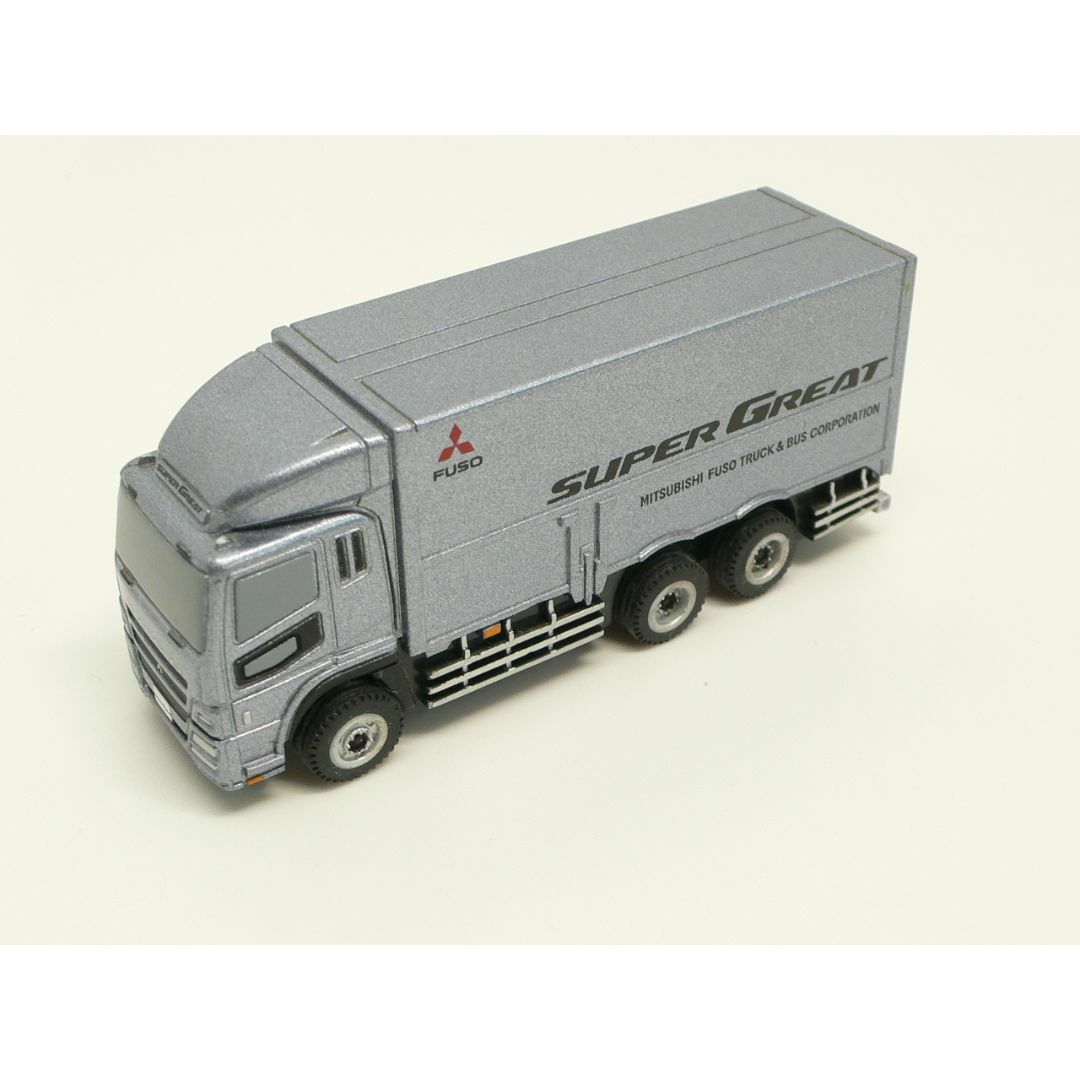 非売品　三菱 FUSO スーパーグレート 　プルバックカー エンタメ/ホビーのおもちゃ/ぬいぐるみ(ミニカー)の商品写真