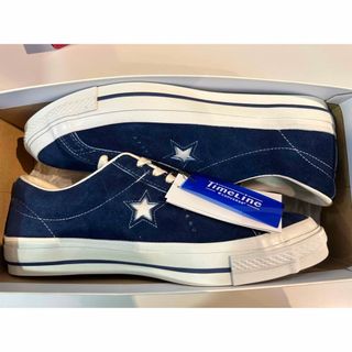 コンバース(CONVERSE)の14aw 日本製 TimeLine CONVERSE ONE STAR NAVY(スニーカー)