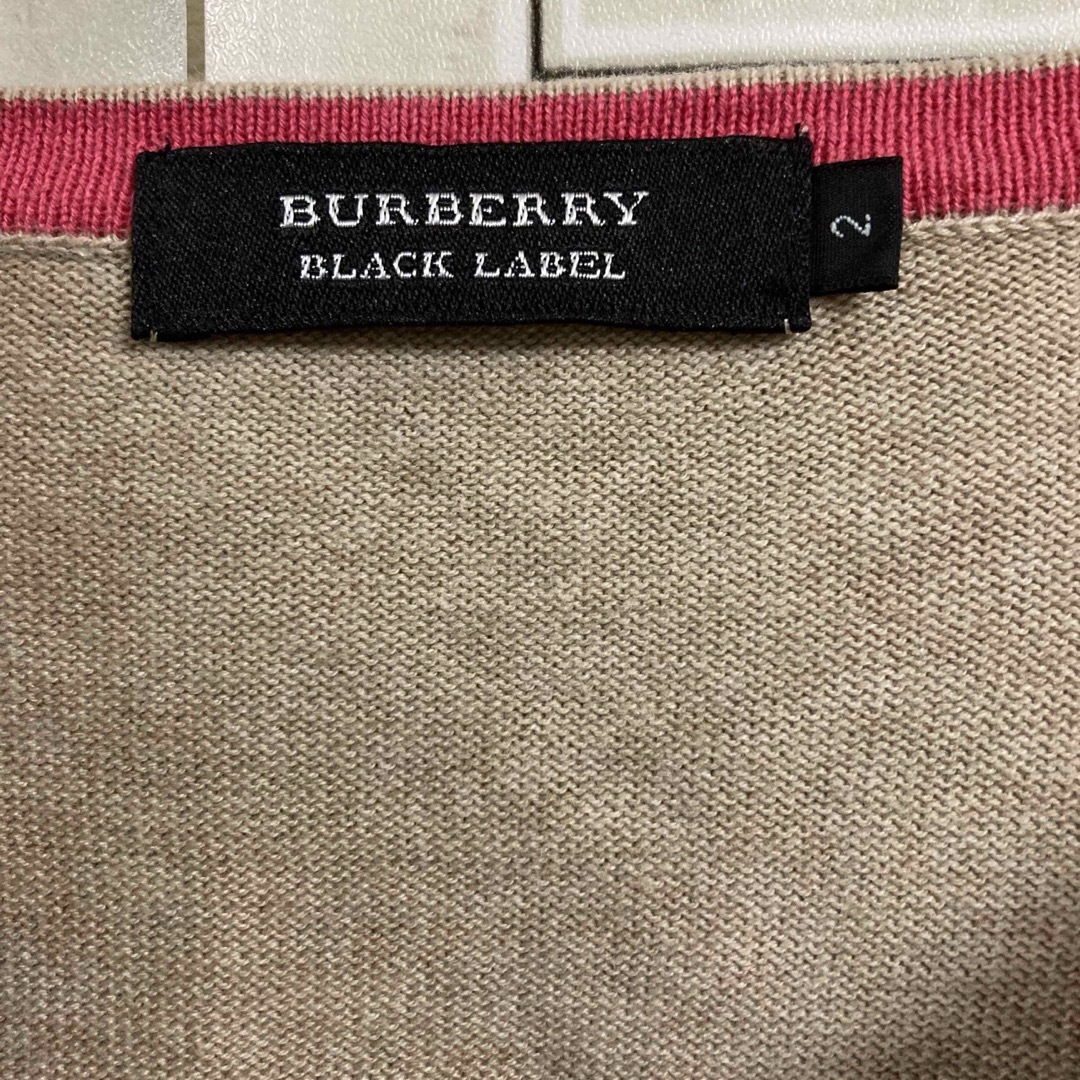 BURBERRY BLACK LABEL(バーバリーブラックレーベル)のバーバリーブラックレーベル⭐️春色⭐️セーター⭐️薄手⭐️ メンズのトップス(Tシャツ/カットソー(七分/長袖))の商品写真