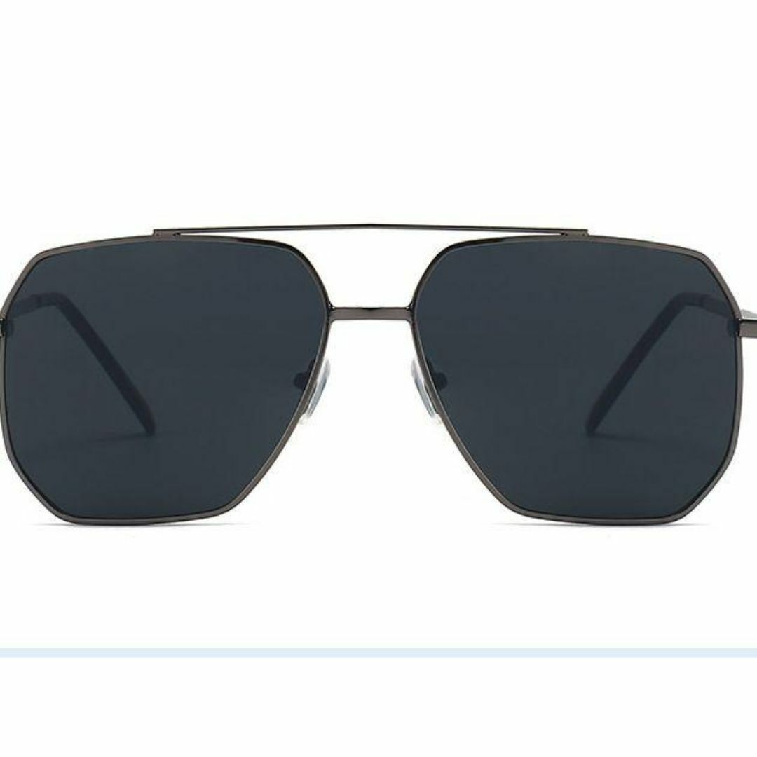 新品　サングラス　ブラック　レトロ　６角形　夏 メンズのファッション小物(サングラス/メガネ)の商品写真