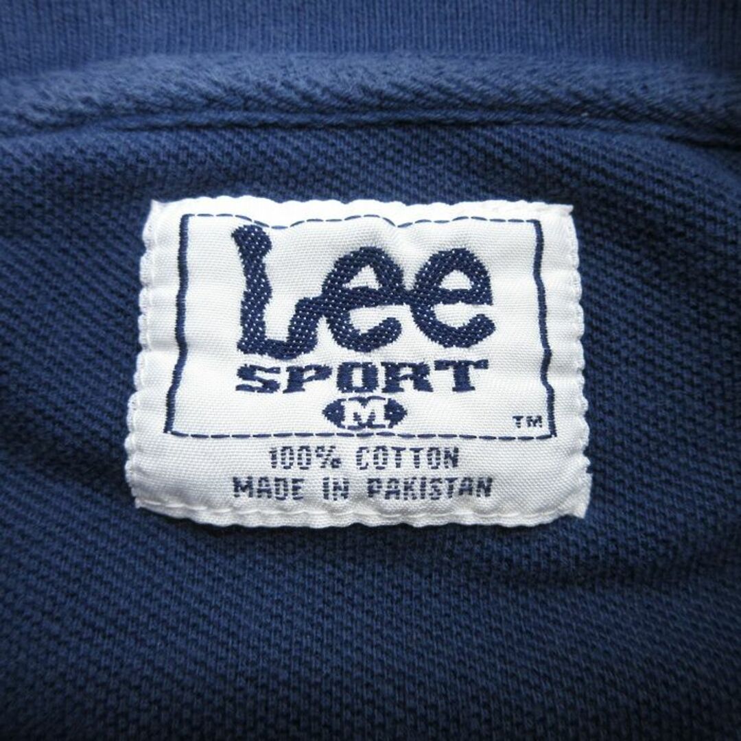 Lee(リー)のXL★古着 リー Lee 半袖 ポロ シャツ メンズ 00年代 00s MLB ニューヨークヤンキース 鹿の子 コットン 紺 ネイビー メジャーリーグ ベースボール 野球 24apr02 中古 トップス メンズのトップス(ポロシャツ)の商品写真