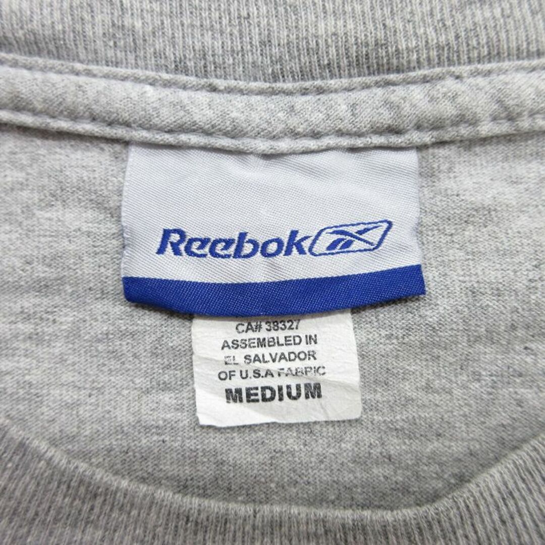 Reebok(リーボック)のXL★古着 リーボック REEBOK 半袖 ビンテージ Tシャツ メンズ 00年代 00s ビッグロゴ クルーネック グレー 霜降り 24apr02 中古 メンズのトップス(Tシャツ/カットソー(半袖/袖なし))の商品写真