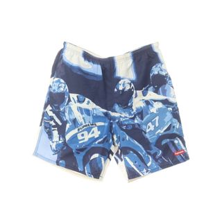 シュプリーム(Supreme)の【中古】シュプリーム Supreme 2020年春夏 Recing Water Short ナイロン ショートパンツ ブルーxネイビー×ホワイト【サイズM】【メンズ】(ショートパンツ)