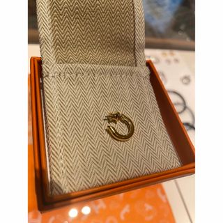 エルメス(Hermes)の新品未使用 エルメス シングルピアス サボ 片耳用 メンズジュエリー ゴールド(ピアス(片耳用))