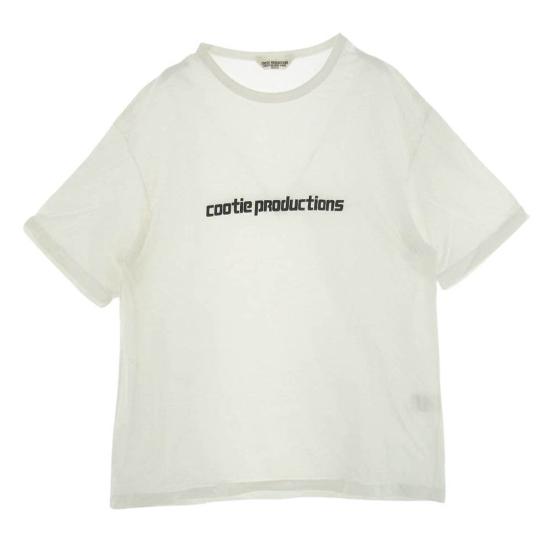 COOTIE(クーティー)のCOOTIE クーティー Ｔシャツ ロゴ プリント オーバーサイズ 半袖 クルーネック Tシャツ ホワイト系 M【中古】 メンズのトップス(シャツ)の商品写真