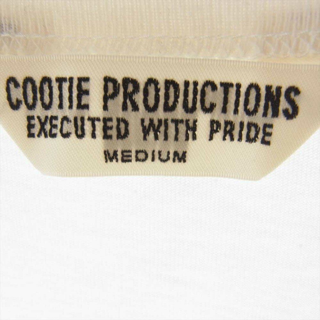 COOTIE(クーティー)のCOOTIE クーティー Ｔシャツ ロゴ プリント オーバーサイズ 半袖 クルーネック Tシャツ ホワイト系 M【中古】 メンズのトップス(シャツ)の商品写真