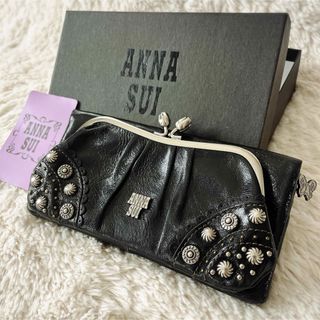 アナスイ(ANNA SUI)の廃盤 ANNA SUI アナスイ  がま口 長財布 本革 ローズガーデン 希少(財布)