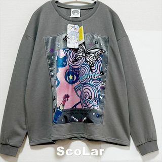 スカラー(ScoLar)のみあとぶる様用【ScoLar】スカラーちゃん プルオーバー タグ付未使用(トレーナー/スウェット)