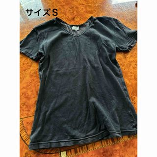 カットソー　黒(Tシャツ(半袖/袖なし))