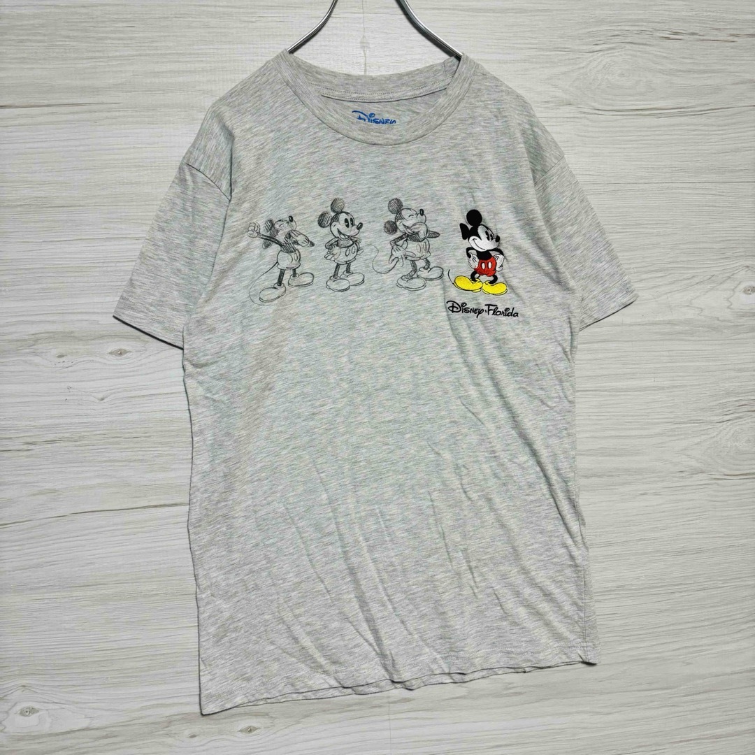 Disney(ディズニー)の【入手困難】Disney ディズニー　ミッキー　刺繍　Tシャツ　一点物　海外輸入 メンズのトップス(Tシャツ/カットソー(半袖/袖なし))の商品写真