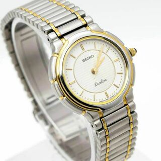 セイコー(SEIKO)の《美品》SEIKO Exceline 腕時計 ゴールド レディース ドレス s(腕時計)