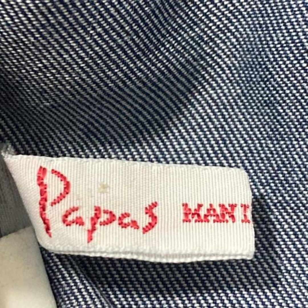 Papas(パパス) 長袖シャツ サイズM メンズ - ブルー デニム メンズのトップス(シャツ)の商品写真