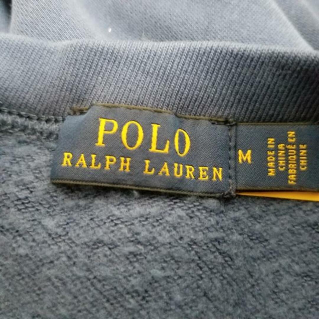 POLO RALPH LAUREN(ポロラルフローレン)のPOLObyRalphLauren(ポロラルフローレン) トレーナー サイズM レディース - ネイビー×白 長袖 レディースのトップス(トレーナー/スウェット)の商品写真