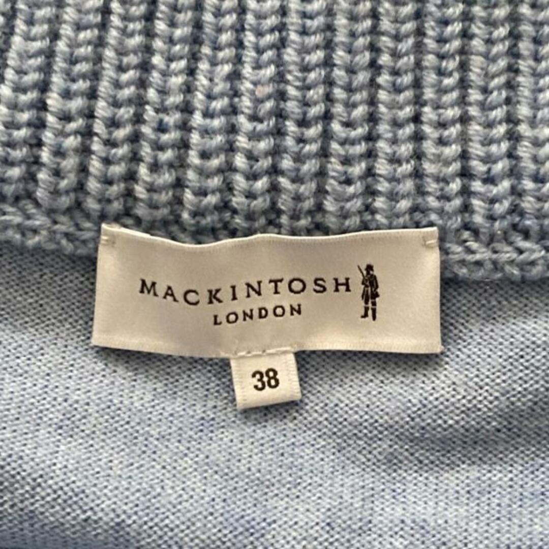 MACKINTOSH LONDON(マッキントッシュロンドン) 長袖セーター サイズ38 M レディース - ライトブルー Vネック レディースのトップス(ニット/セーター)の商品写真