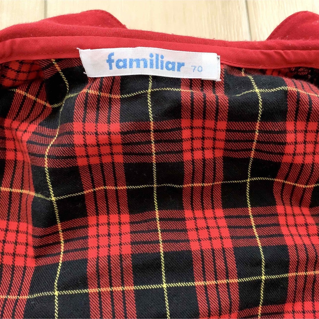 familiar(ファミリア)のファミリア　カバーオール　70 キッズ/ベビー/マタニティのベビー服(~85cm)(カバーオール)の商品写真