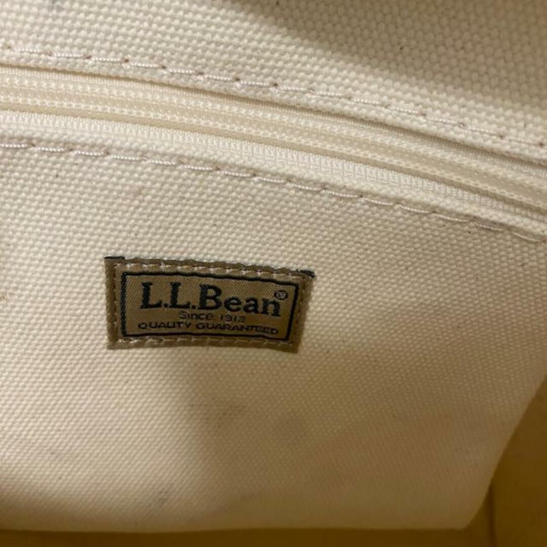 L.L.Bean(エルエルビーン)のL.L.Bean(エルエルビーン) ハンドバッグ - アイボリー×グリーン×マルチ 迷彩柄/イニシャル刺繍 キャンバス レディースのバッグ(ハンドバッグ)の商品写真