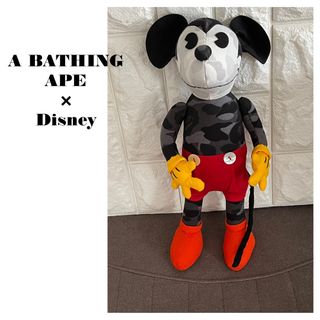 A BATHING APE - アベイシングエイプとDisneyオールドミッキーマウスの限定コラボ品フィギュア