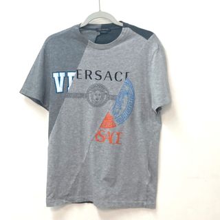 ヴェルサーチ(VERSACE)のヴェルサーチ VERSACE メデューサ アパレル トップス 半袖Ｔシャツ コットン グレー(Tシャツ/カットソー(半袖/袖なし))