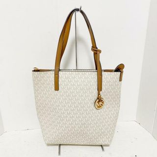 マイケルコース(Michael Kors)のMICHAEL KORS(マイケルコース) ショルダーバッグ - 30T7GH3T2V アイボリー×ブラウン×マルチ PVC(塩化ビニール)×レザー(ショルダーバッグ)