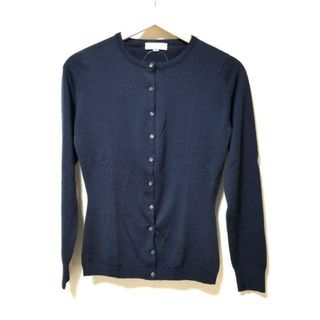 ジョンスメドレー(JOHN SMEDLEY)のJOHN SMEDLEY(ジョンスメドレー) カーディガン サイズS レディース美品  - ダークネイビー 長袖(カーディガン)