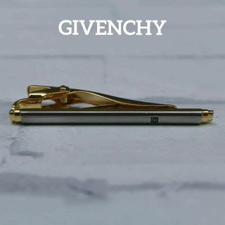 ジバンシィ(GIVENCHY)の【匿名配送】ジバンシー タイピン シルバー ロゴ シンプル 4(ネクタイピン)