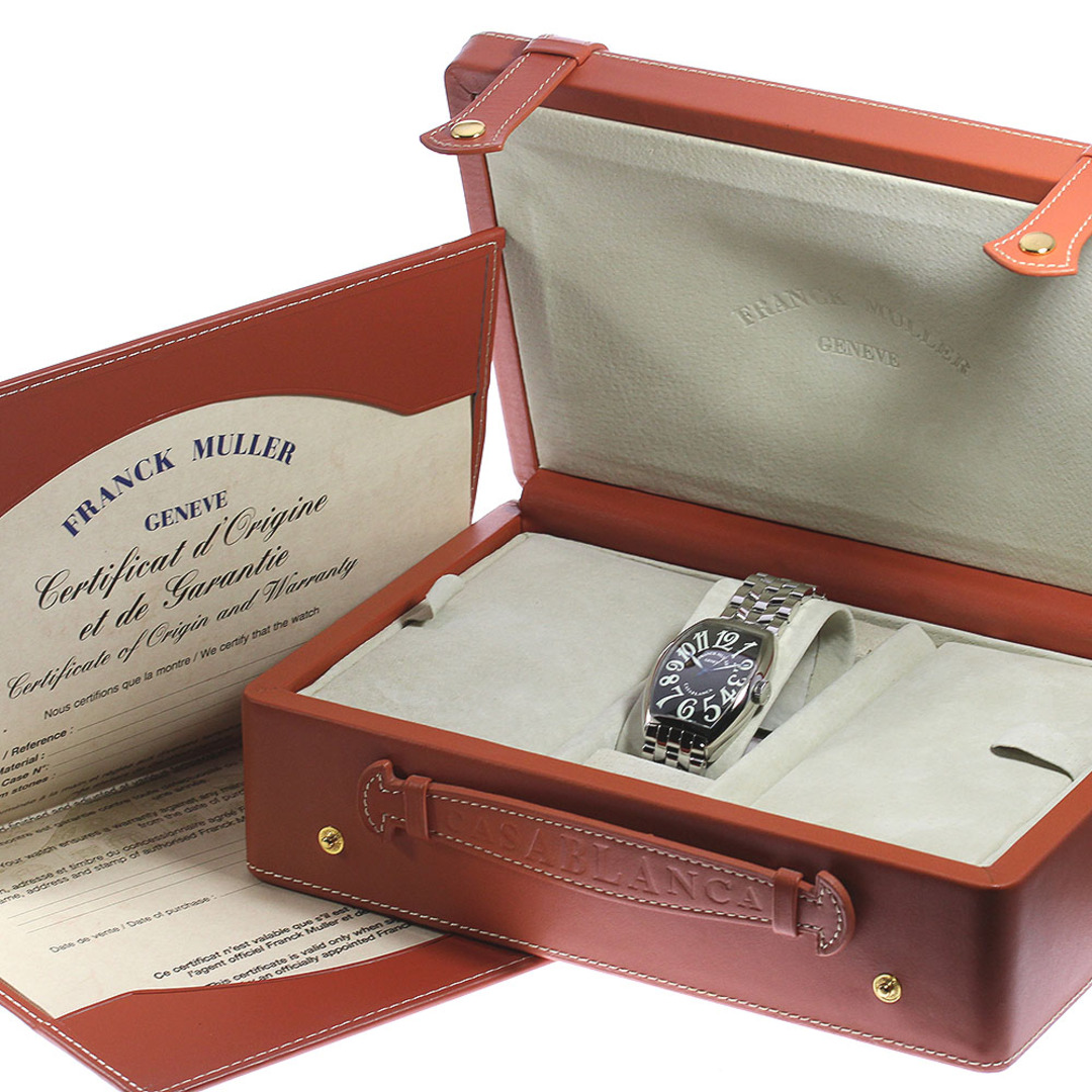 FRANCK MULLER(フランクミュラー)のフランクミュラー FRANCK MULLER 5850 カサブランカ 自動巻き メンズ 良品 内箱・保証書付き_807420 メンズの時計(腕時計(アナログ))の商品写真