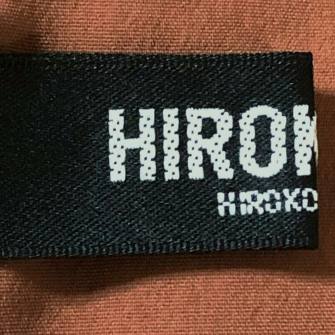 HIROKO BIS(ヒロコビス)のHIROKO BIS(ヒロコビス) ワンピース サイズ9 M レディース - レッドブラウン 半袖/ひざ丈 レディースのワンピース(その他)の商品写真