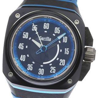 ゴリラ(gorilla)のゴリラ Gorilla FBY11.1 ファストバック ギャラクシー ブルー 自動巻き メンズ 美品 箱・保証書付き_809407(腕時計(アナログ))