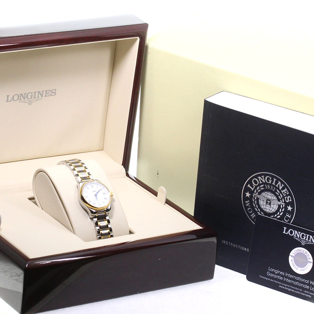 LONGINES(ロンジン)のロンジン LONGINES L2.128.5 マスターコレクション デイト 自動巻き レディース 良品 箱・保証書付き_809462 レディースのファッション小物(腕時計)の商品写真