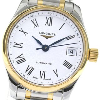 ロンジン(LONGINES)のロンジン LONGINES L2.128.5 マスターコレクション デイト 自動巻き レディース 良品 箱・保証書付き_809462(腕時計)