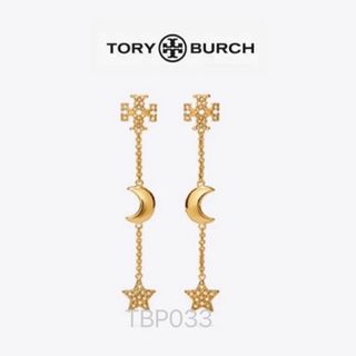 トリーバーチ(Tory Burch)のTBP033S2トリーバーチ Tory Burch   星月　ゆらゆら　ピアス(ピアス)