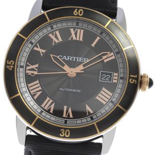 カルティエ(Cartier)のカルティエ CARTIER W2RN0005 クロワジエール デイト 自動巻き メンズ 保証書付き_805072(腕時計(アナログ))