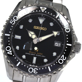 セイコー(SEIKO)のセイコー SEIKO SBGA031/9R65-0AN0 グランドセイコー ダイバーズ パワーリザーブ スプリングドライブ メンズ 内箱付き_807335(腕時計(アナログ))
