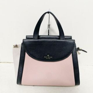 ケイトスペードニューヨーク(kate spade new york)のKate spade(ケイトスペード) ハンドバッグ コブルヒル ミディアムアドリアン PXRU7248 黒×ライトピンク×グレーベージュ レザー(ハンドバッグ)