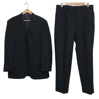 POLObyRalphLauren(ポロラルフローレン) シングルスーツ メンズ - 黒 ストライプ/ネーム刺繍