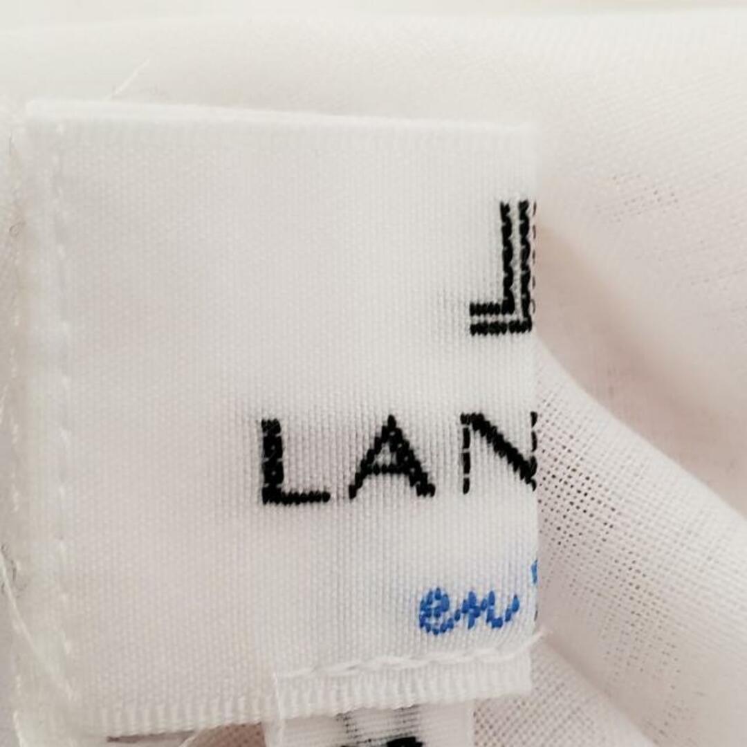 LANVIN en Bleu(ランバンオンブルー)のLANVIN en Bleu(ランバンオンブルー) ノースリーブカットソー サイズ38 M レディース - 白×ボルドー×マルチ クルーネック/レース/花柄 レディースのトップス(カットソー(半袖/袖なし))の商品写真