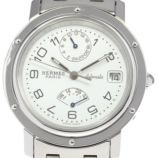 エルメス(Hermes)のエルメス HERMES CL5.710 クリッパー パワーリザーブ 自動巻き メンズ 良品 箱・保証書付き_801807(腕時計(アナログ))