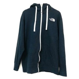 ザノースフェイス(THE NORTH FACE)のTHE NORTH FACE(ノースフェイス) パーカー サイズXL メンズ - 黒×白 長袖/ジップアップ(パーカー)