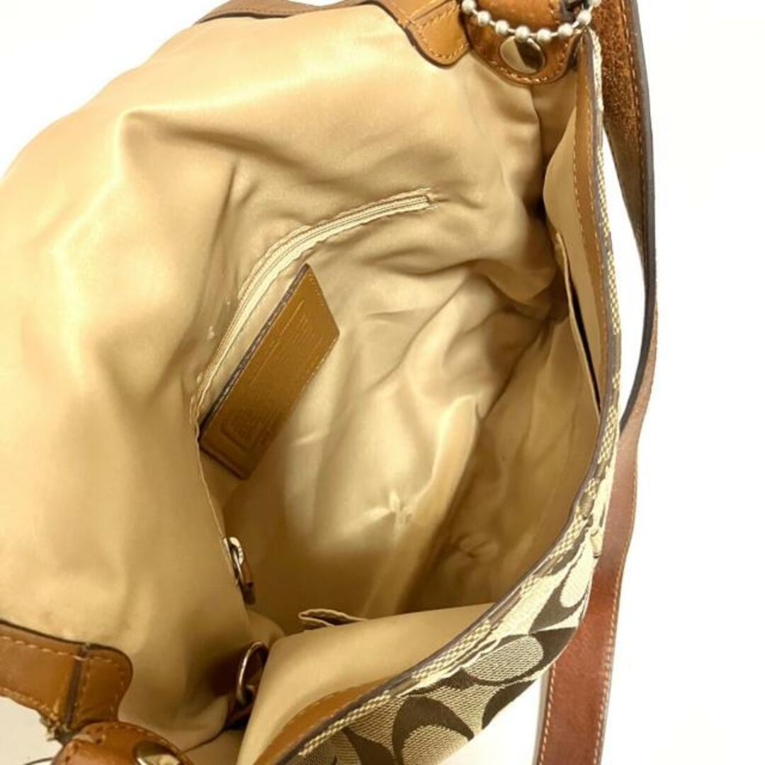 COACH(コーチ)のCOACH(コーチ) ショルダーバッグ ソーホーシグネチャークロスボディ 11865 カーキ×ブラウン ジャガード×レザー レディースのバッグ(ショルダーバッグ)の商品写真