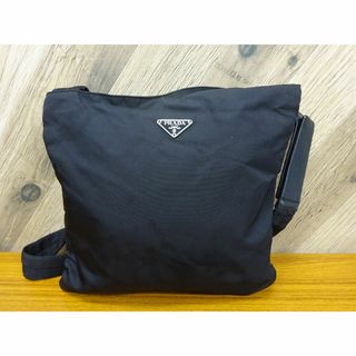 プラダ(PRADA)のK三107/ PRADA ナイロン レザー ブラック ショルダーバッグ プラダ (ショルダーバッグ)