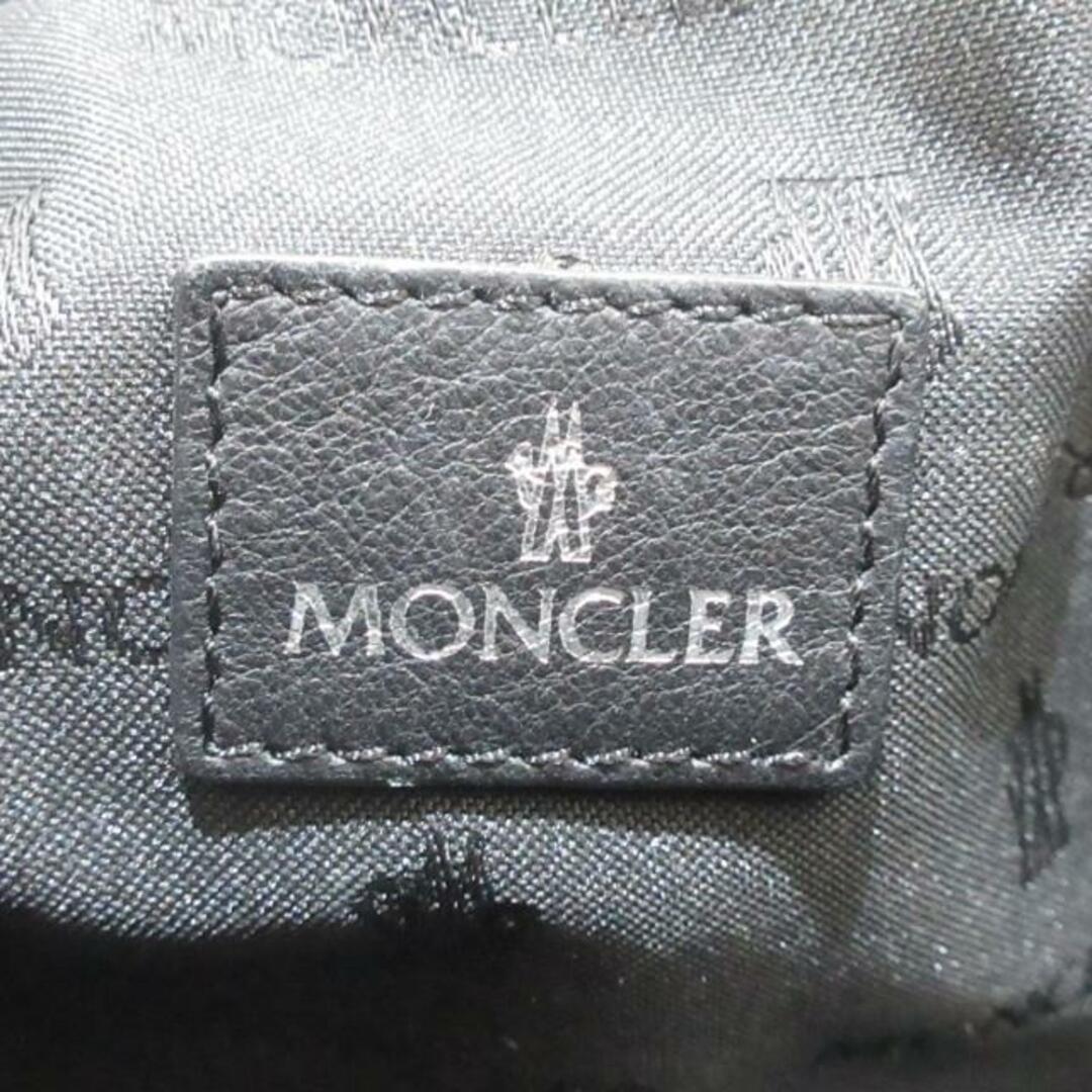 MONCLER(モンクレール)のMONCLER(モンクレール) セカンドバッグ - 黒 キルティング ナイロン メンズのバッグ(セカンドバッグ/クラッチバッグ)の商品写真