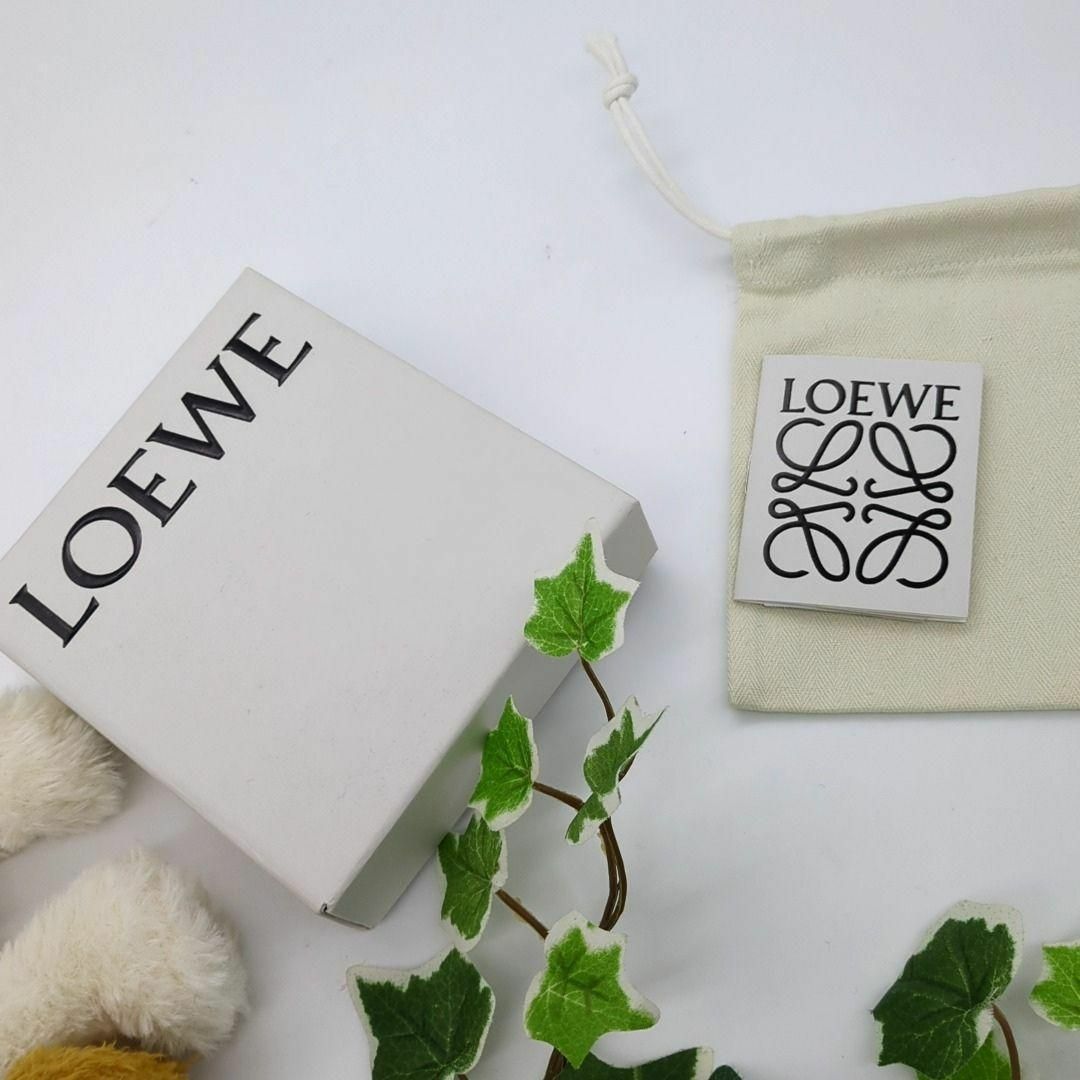 LOEWE(ロエベ)のLOEWE ロエベ パズル コインケース ブラウン　グリーン　系 レザー レディースのファッション小物(財布)の商品写真