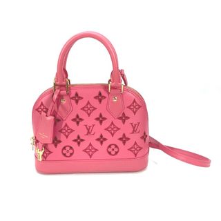 ルイヴィトン(LOUIS VUITTON)のルイヴィトン LOUIS VUITTON アルマBB M22878  LV ブロデリー アングレーズ 2WAYバッグ ハンドバッグ 斜め掛け ショルダーバッグ レザー ローズ ピンク 新品同様(ショルダーバッグ)