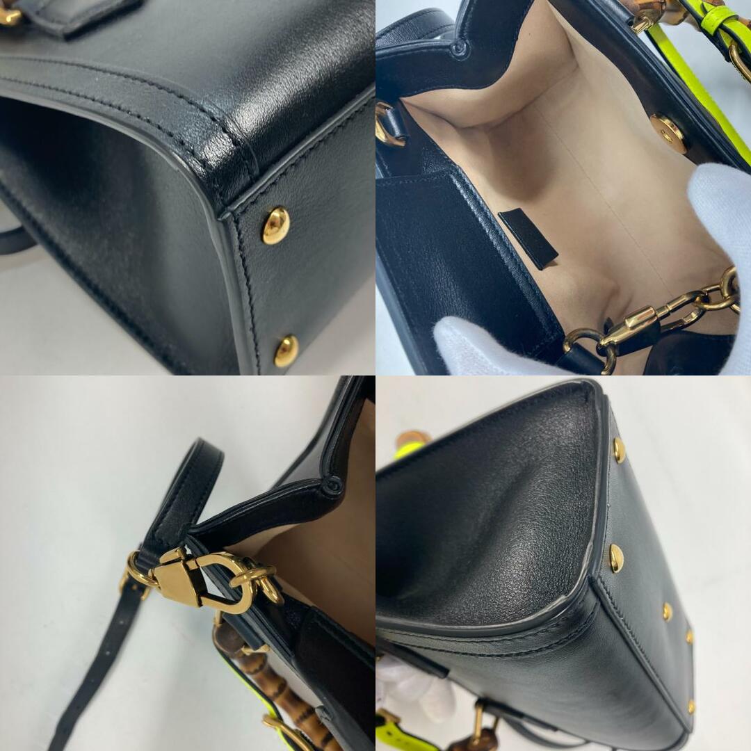 GUCCI - グッチ GUCCI ダイアナ ミニ バンブー 655661 ネオン GUCCI - グッチ GUCCI ダイアナ ミニ バンブー 655661 ネオン