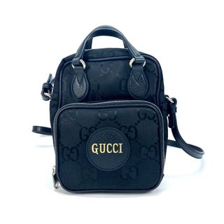 グッチ(Gucci)のグッチ GUCCI オフザグリッド OFF THE GRID  625850 2WAY ハンドバッグ カバン 斜め掛け ポシェット ショルダーバッグ ナイロン ブラック 新品同様(ショルダーバッグ)