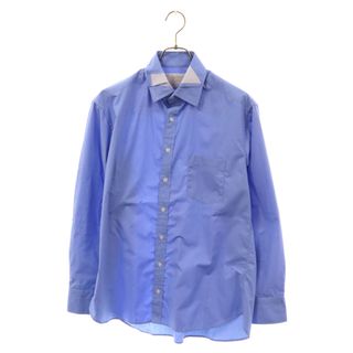 カラー(kolor)のkolor カラー 23AW 再構築ラペル長袖シャツ 23WCM-B03115 ブルー(シャツ)