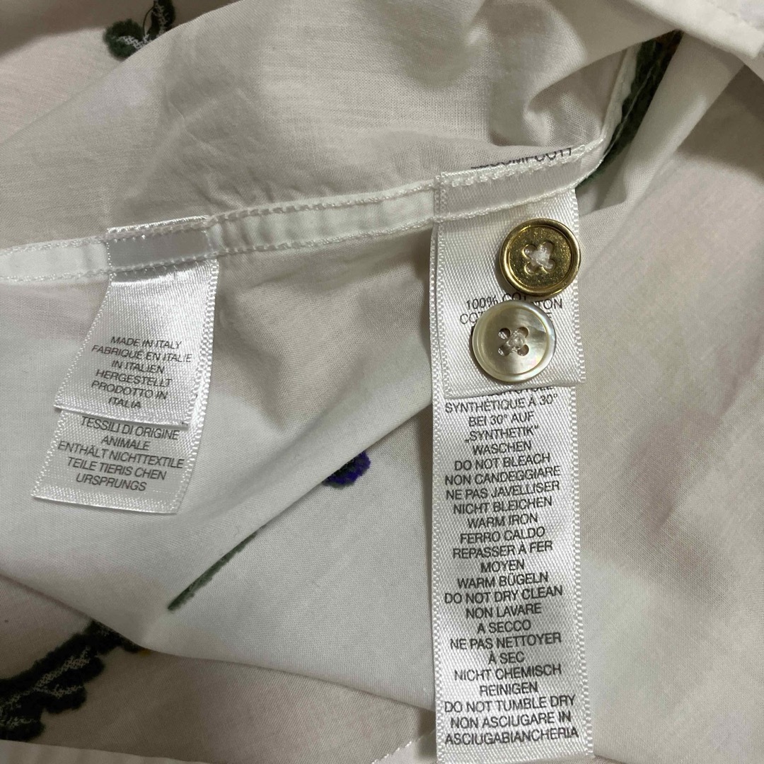 Paul Smith - Paul Smith ポールスミス 長袖シャツ 花柄刺繍 総 Paul Smith - Paul Smith ポールスミス 長袖シャツ 花柄刺繍 総